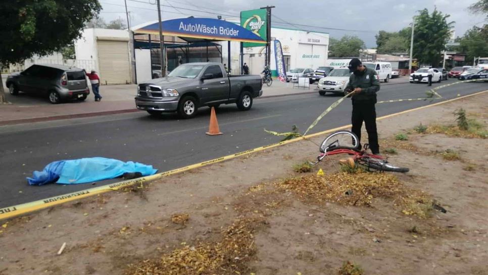Ciclista muere al ser atropellado por un automóvil frente al aeropuerto de Culiacán