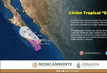 “Enrique” deja lluvias a punto de tocar Baja California Sur