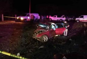 Choque deja un muerto y cuatro heridos en San Lorenzo, Culiacán