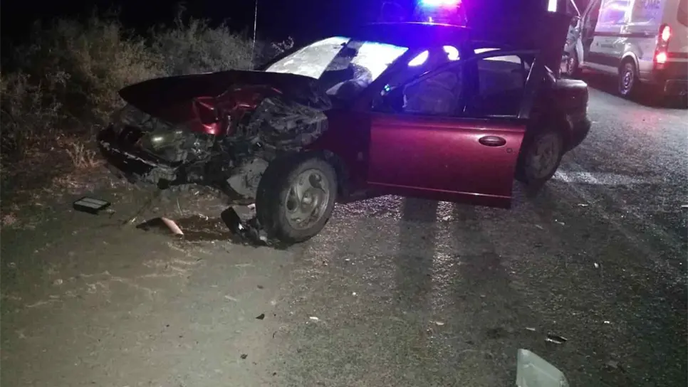 Grave motociclista tras choque en la carretera La Despensa - El Jitzámuri