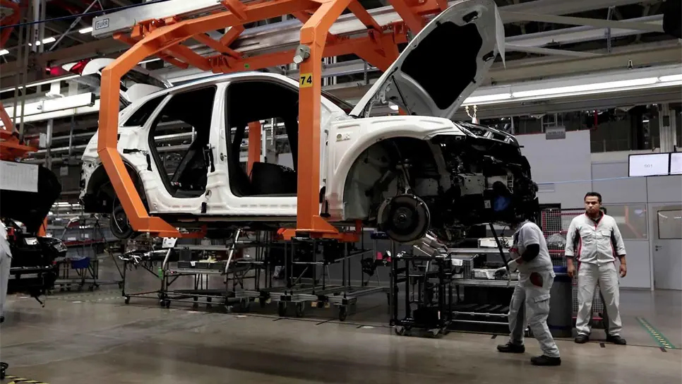 Producción de vehículos en México aumenta un 32 % en el primer semestre