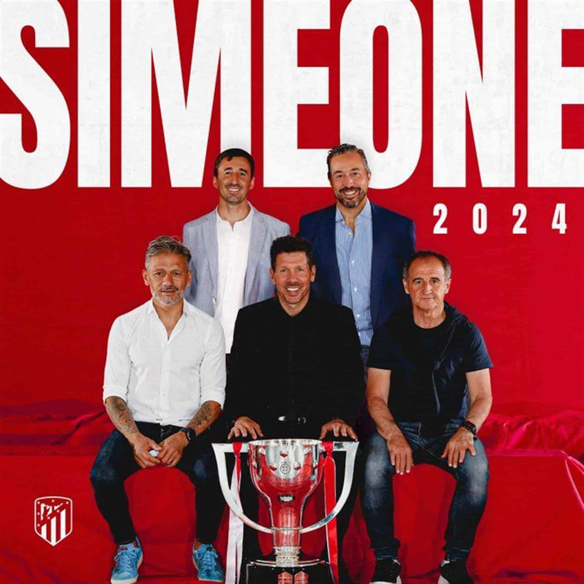 El Cholo Simeone renueva hasta el 2024 con el Atlético de Madrid