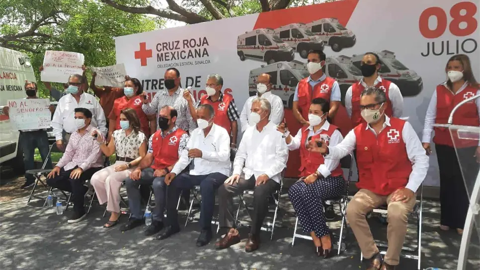 Cruz Roja Sinaloa estrena seis ambulancias