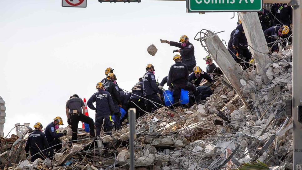 Sube a 86 el número de víctimas mortales por derrumbe de edificio en Surfside