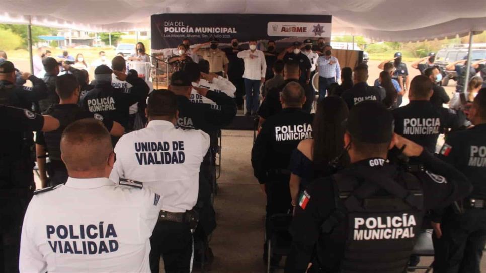 Celebran el Día del Policía en Ahome con aumento salarial del 7%