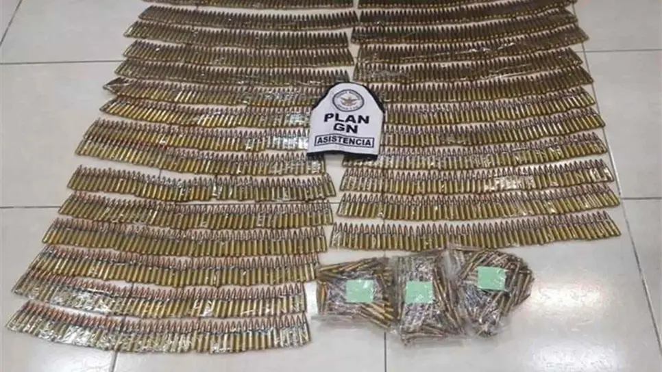 Decomisan más de mil municiones de arma larga que iban a Culiacán