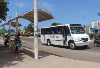 Camiones urbanos laborarán al 50% esta Semana Santa en Los Mochis