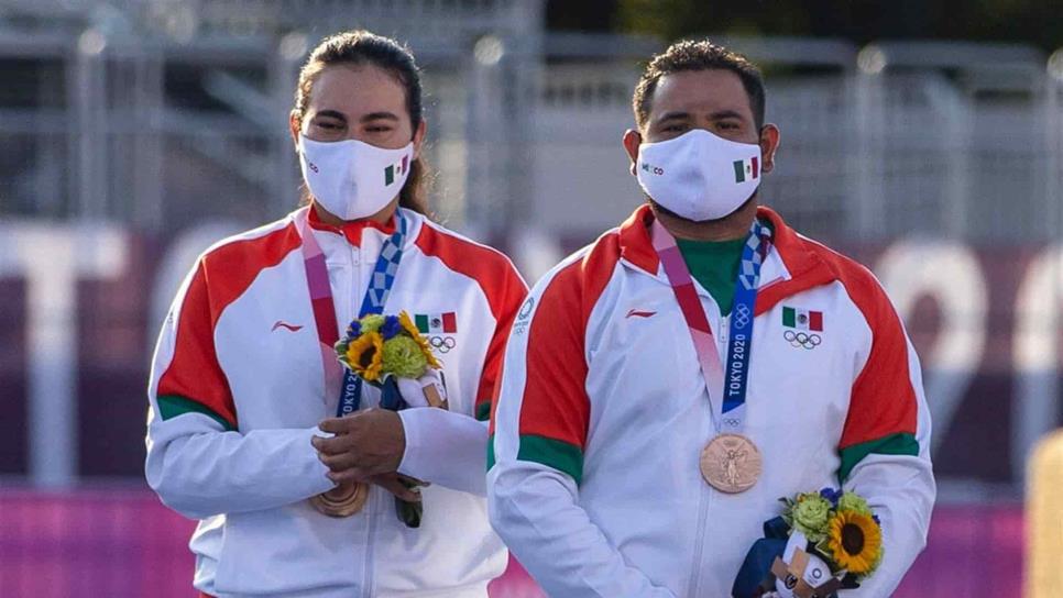 Primera medalla para México en Tokio en tiro con arco