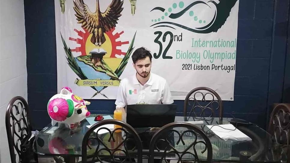 Estudiante de la UAS gana medalla de bronce en Olimpiada Internacional de Biología 2021