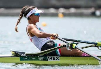 Kenia Lechuga avanzó a la semifinal de remo