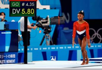 Simone Biles, fuera de la final por equipos
