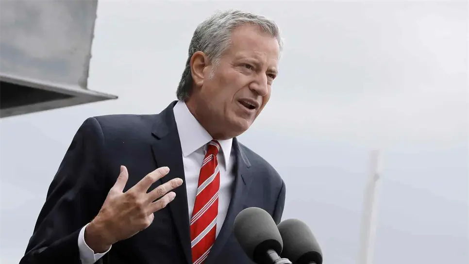 El alcalde de Nueva York, Bill De Blasio. EFE/EPA/PETER FOLEY/Archivo