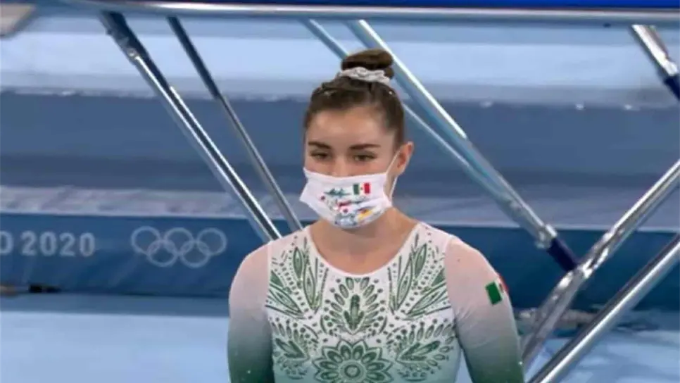 Mexicana Dafne Navarro, entre las ocho mejores en gimnasia de trampolín