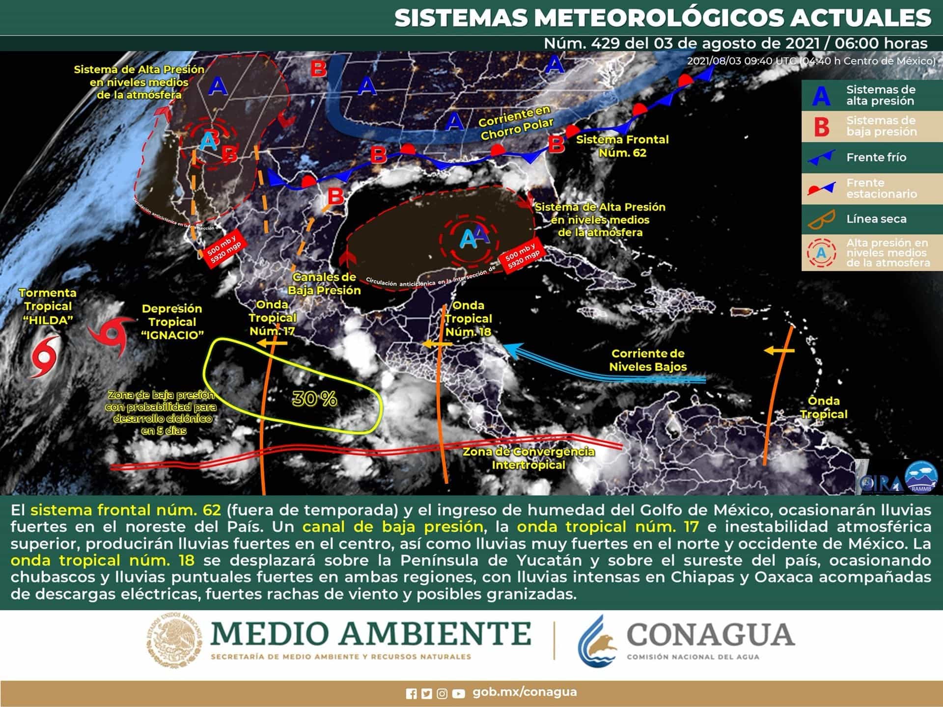 FOTO: Twitter @conagua_clima.