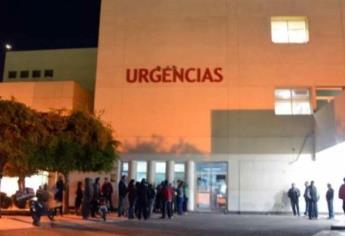 Ingresan tres hombres al Hospital General de Los Mochis por agresiones