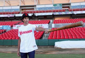 Esteban García Álvarez porta primera vez el jersey de Venados de Mazatlán