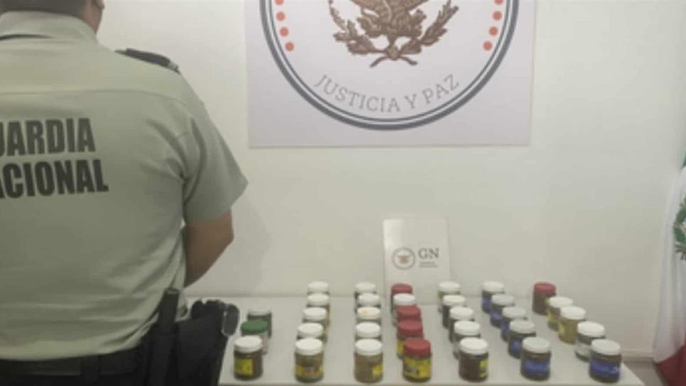 Hallan 10 kilos de peyote reforzado con mariguana en paquetería de Mazatlán