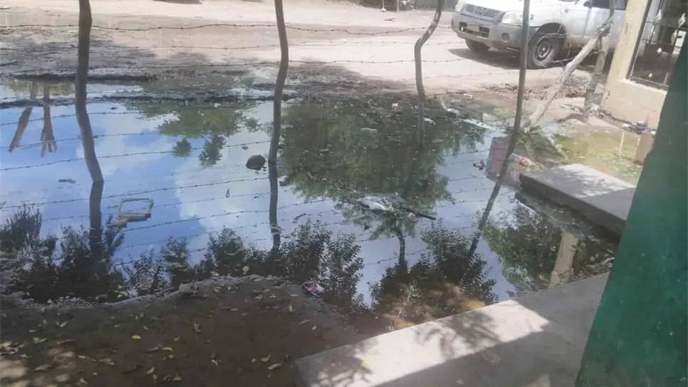 Desde hace dos meses lo reportaron a JAPAMA pero la problemática no ha sido resuelta. FOTOS: Cortesía.