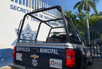 Los detienen tras ser señalados de «grafitear» barda del centro de Culiacán