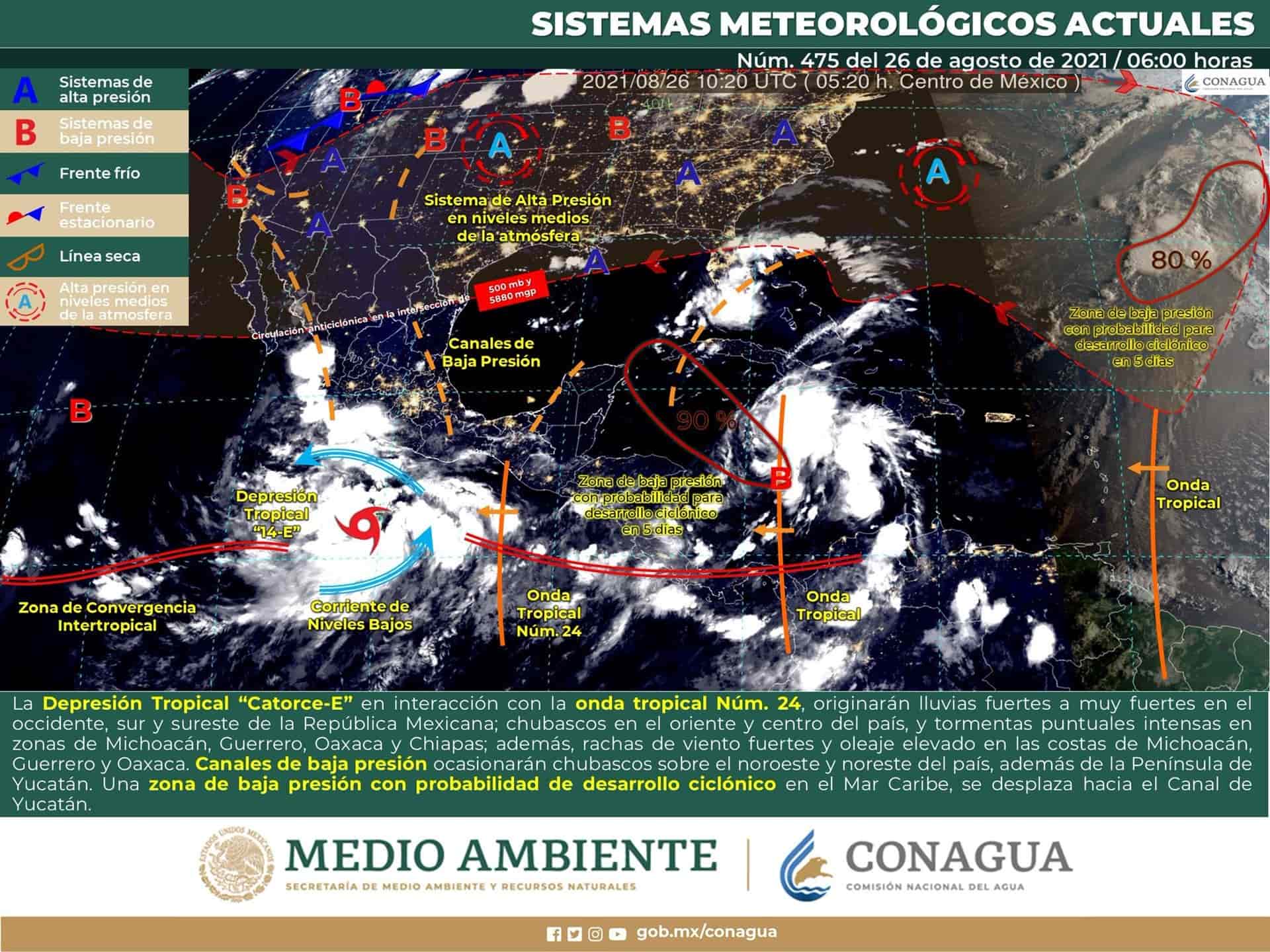 FOTO: Twitter @conagua_clima