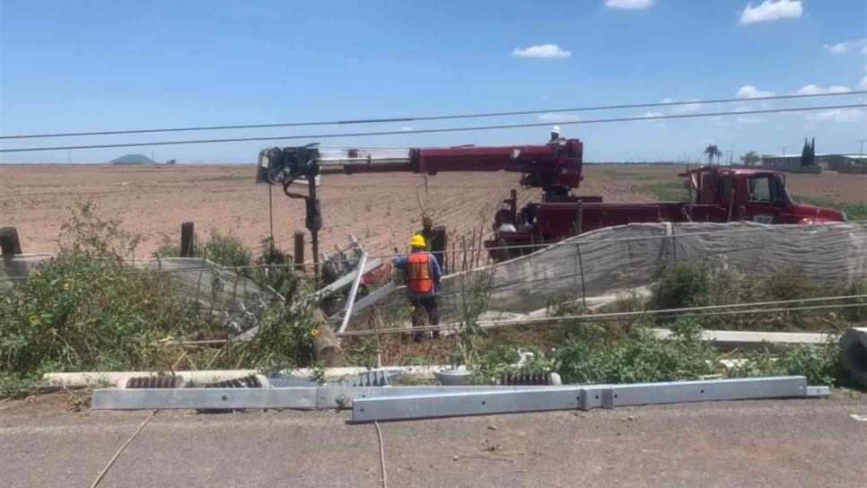 Siguen sin luz comunidades y colonias de Ahome y El Fuerte