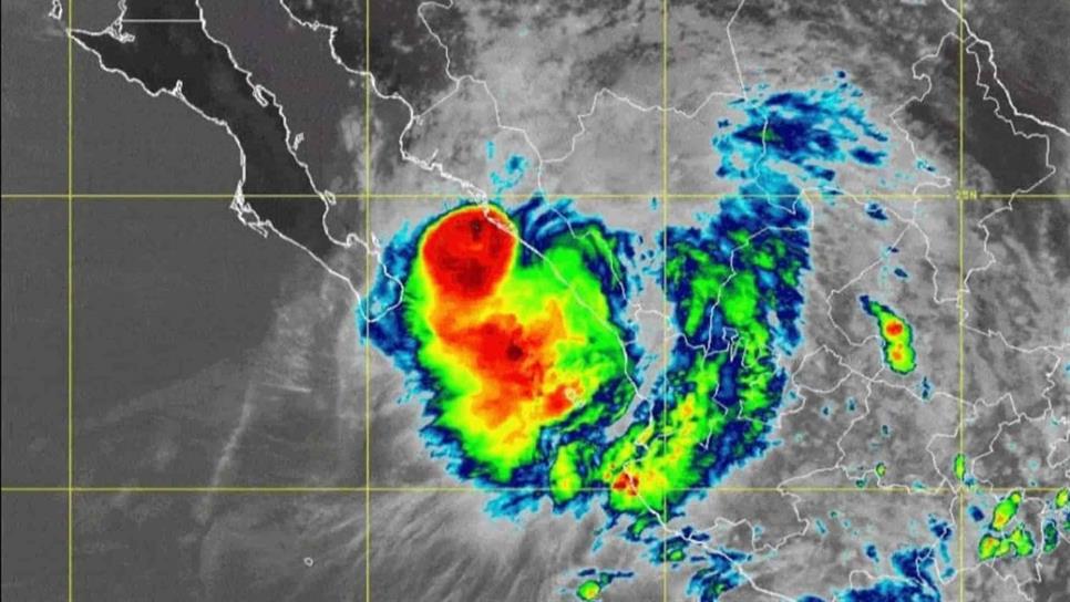 Se prevé que en las próximas horas Nora cruce Culiacán, Navolato, Angostura y Guasave