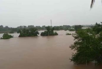 Evacuarán comunidades de Mazatlán por desbordamiento del río Presidio