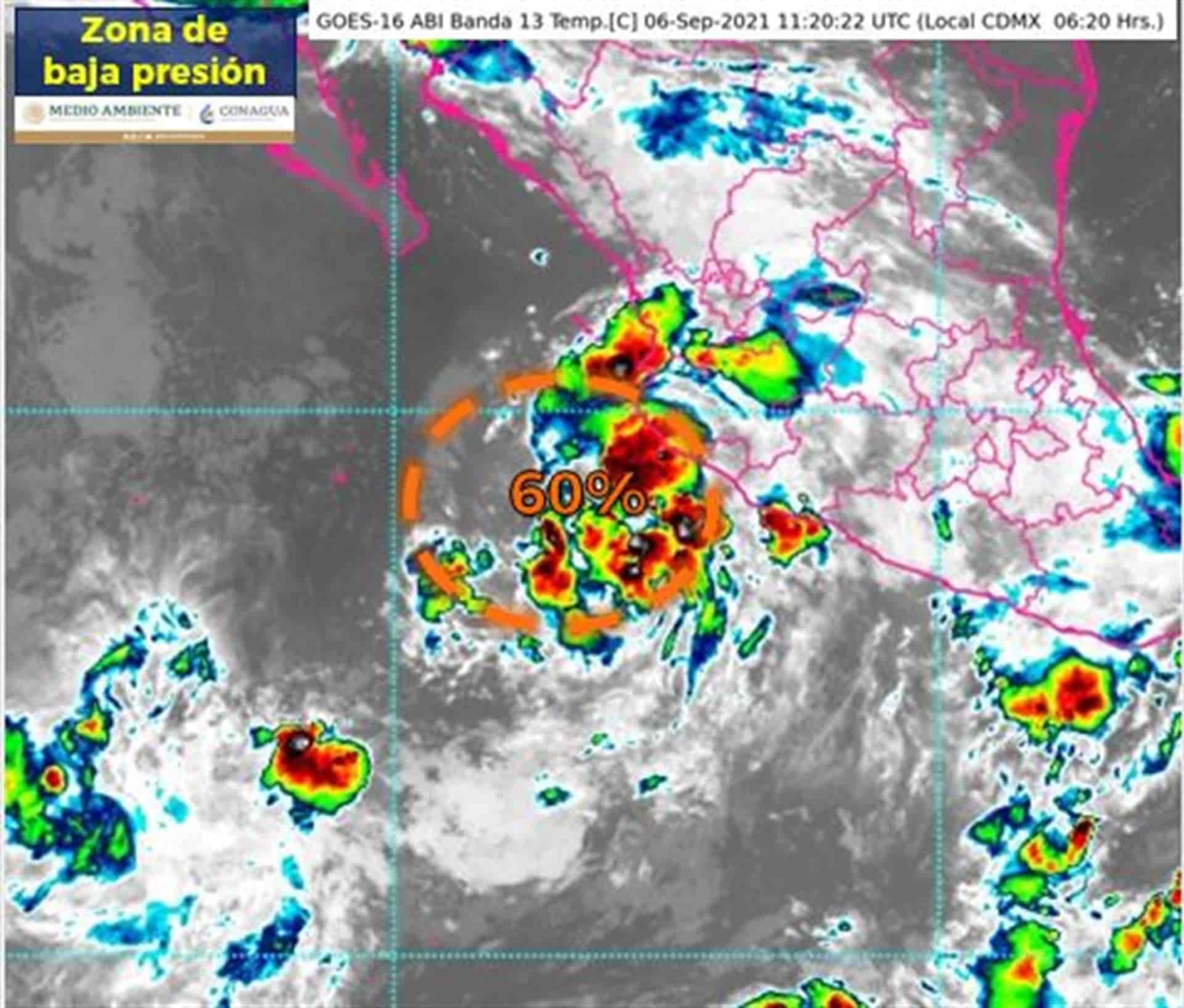 En dos días podría formarse un nuevo ciclón tropical en el Pacífico