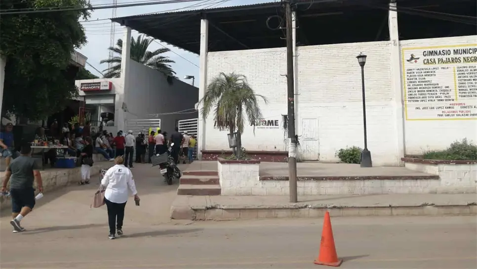Poca afluencia en segunda dosis AstraZeneca en la Villa de Ahome