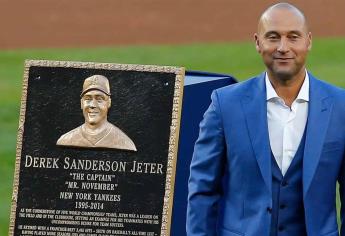 Derek Jeter, al salón de la Fama del beisbol en Cooperstown, New York.