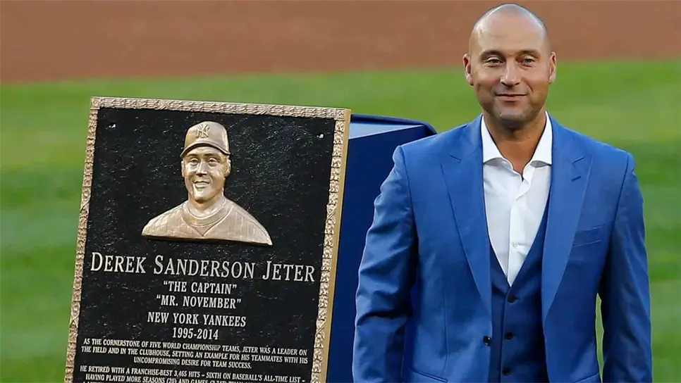 Derek Jeter, al salón de la Fama del beisbol en Cooperstown, New York.