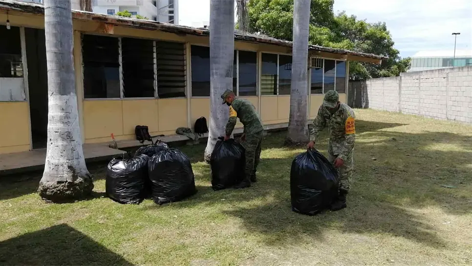 Ejército apoyará en la limpieza de cerca de 180 escuelas