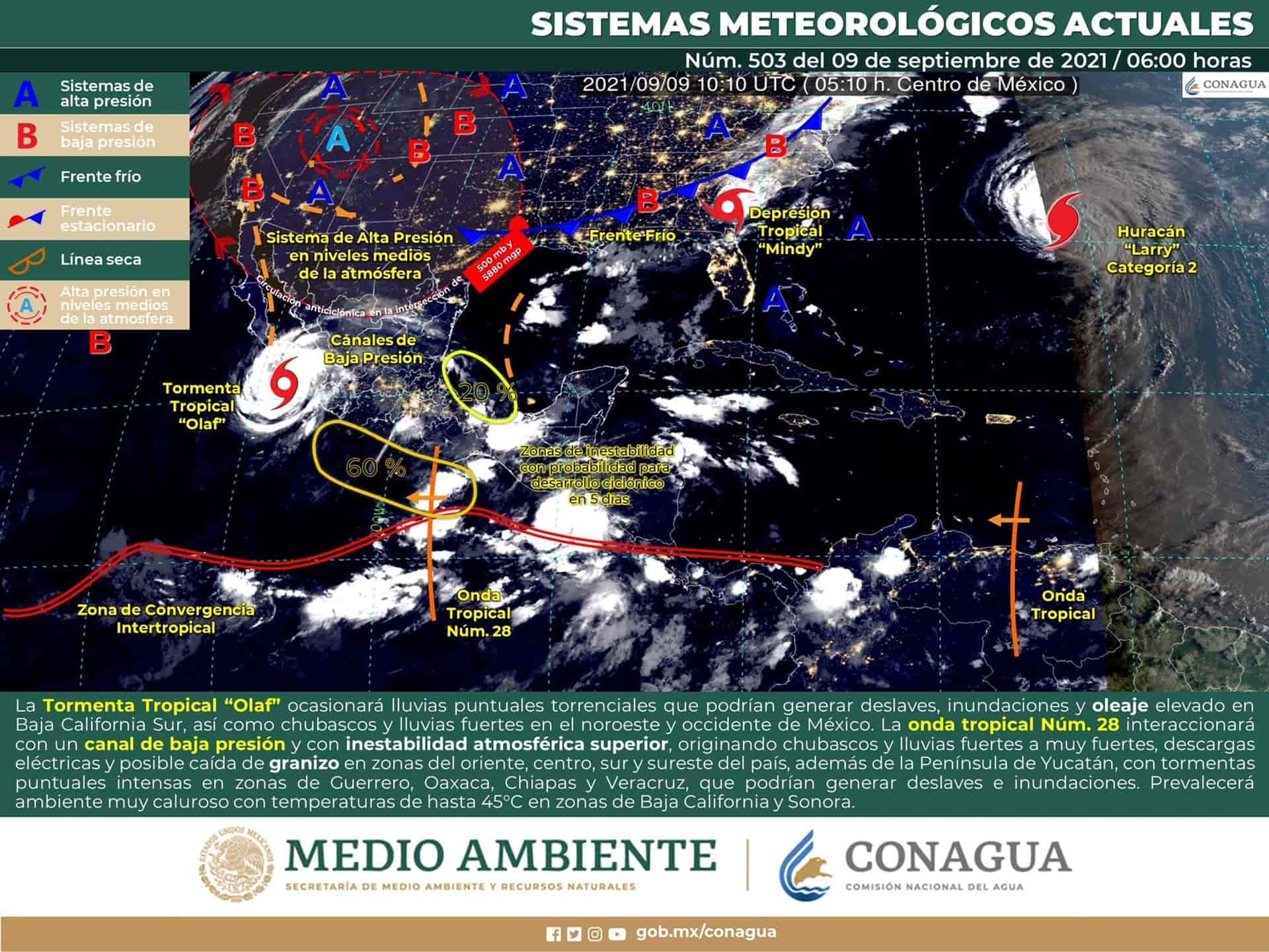 FOTO: Twitter @conagua_clima.