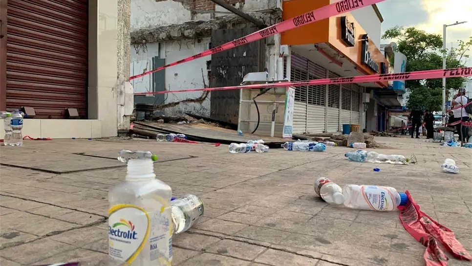 Fiscalía determinará causas del desplome de zapatería: PC Culiacán