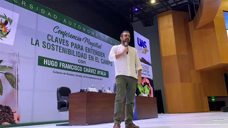 Realiza la UAS conferencia Claves para entender la sostenibilidad del campo