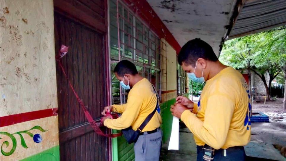 Clausura Protección Civil El Fuerte aula de kínder en La Constancia