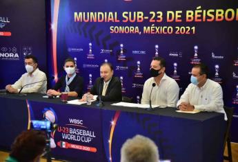 Presentan Alfonso Durazo y Ana Guevara Copa del Mundial Sub-23 en Sonora 