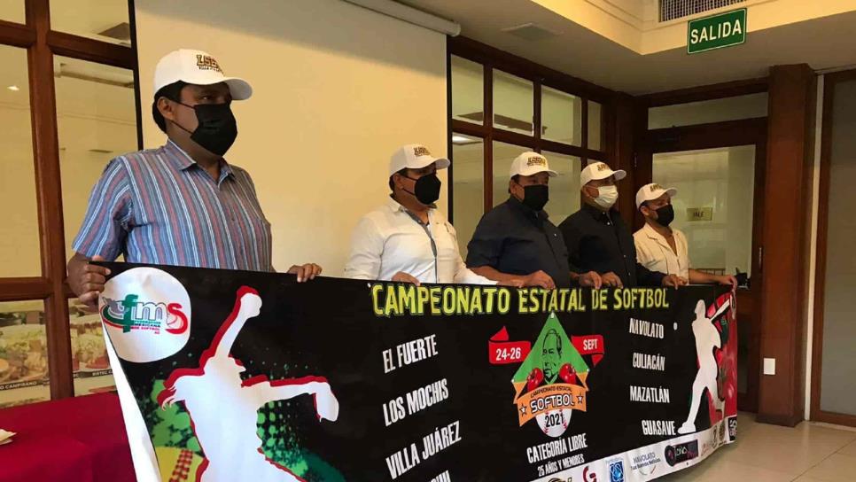 Anuncian campeonato estatal de softbol en Villa Juárez, Navolato