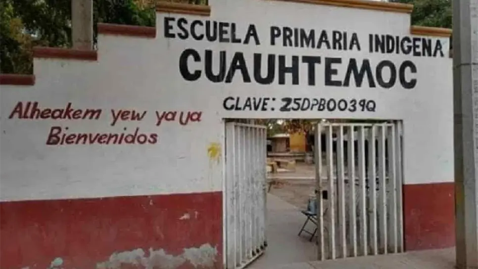 De la primaria Cuauhtémoc en Goros 2, primer alumno contagiado de Covid