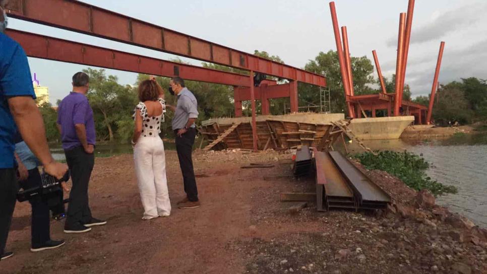 Supervisa Quirino construcción de Puente Bimodal en Culiacán