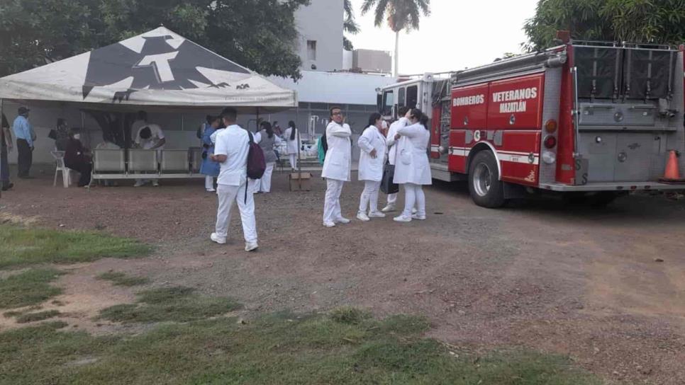 Evacuan a pacientes del ISSSTE Mazatlán tras alerta de incendio