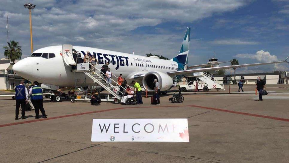 Regresan a Mazatlán los vuelos desde Canadá Regresan a Mazatlán los vuelos desde Canadá