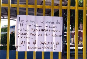 ¡Los dejan hasta sin juegos infantiles!