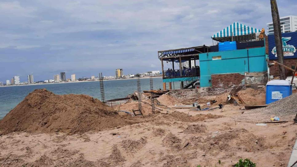 Grave daño ecológico causará construcción en zona de playa en Mazatlán