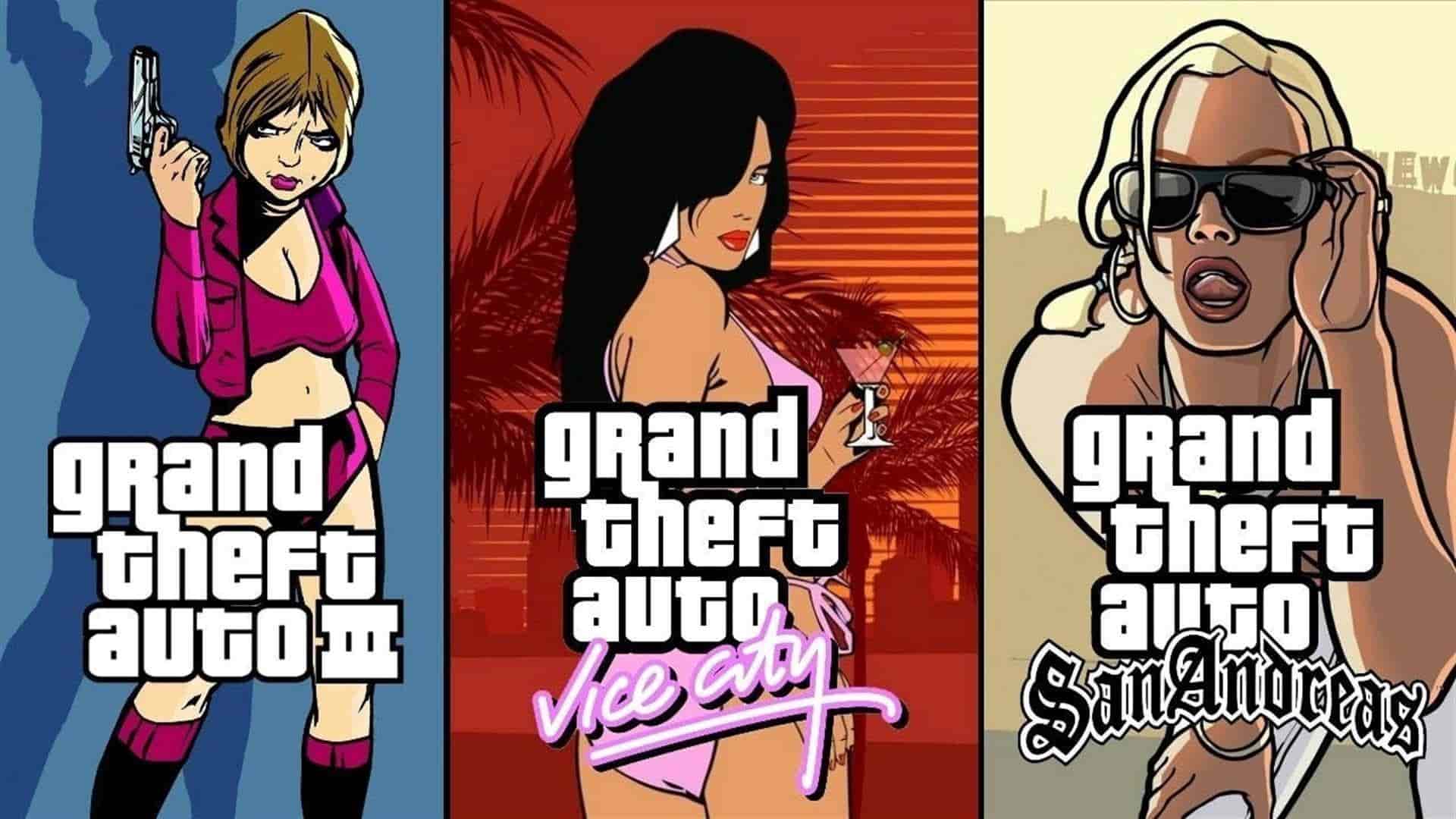 Tres clásicos de Grand Theft Auto saldrán remasterizados a final de año