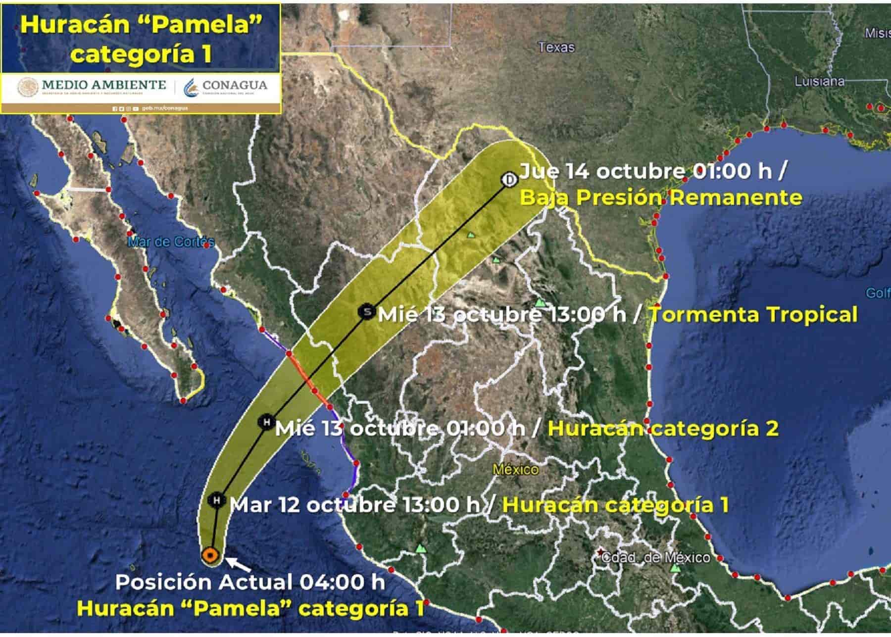 FOTO: SMN Conagua (vía Twitter).