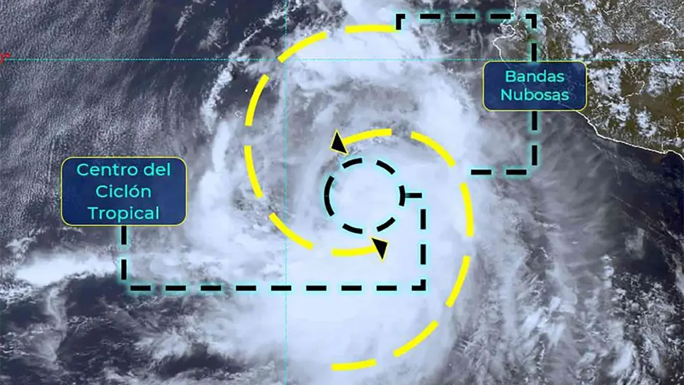 «Pamela» se degrada a tormenta tropical