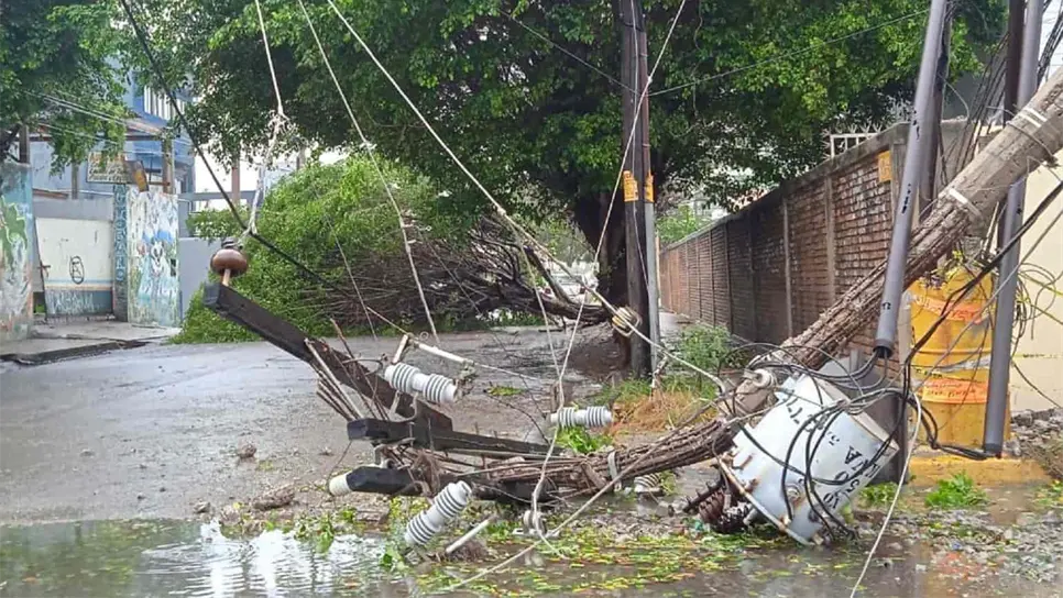 Las lluvias generan problemas con las instalaciones eléctricas. FOTO: Luz Noticias | Temática.