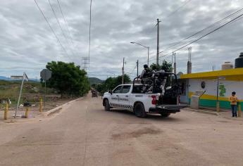 Operativo de la Guardia Nacional en Guamúchil termina en persecución y balacera