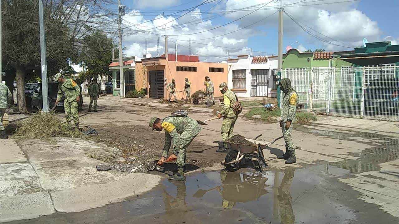 Ejército mexicano realiza recorridos en El Rosario